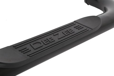 Dee Zee UltraBlack Oval Side Step Bars DZ373259 Bars, Nerf Bars, Side, Steel, Black Powdercoated, 4.00 in. Diameter, Ram, Crew Cab, Pair