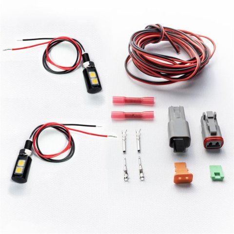 Artec Industries License Plate Light Assemblies OZ0803 LICENSE PLATE LED/HARNESS KIT