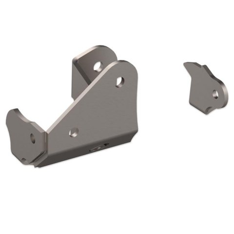 Artec Industries APEX Raised Track Bar Brackets JK4452 Bracket, Bracket, 3.00 in. Lift Minimum, Front, Steel, Natural, Jeep, Kit