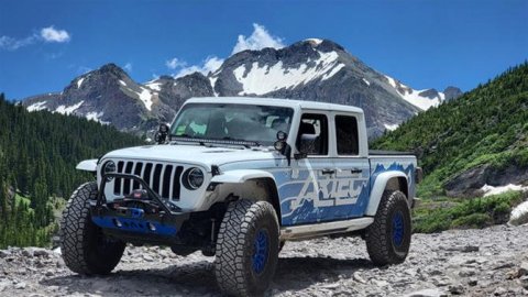 Artec Industries JL/JT A-Pillar Dual LED Light Mounts for 2020-2024 GLADIATOR, 2018-2024 WRANGLER - JL5607 Mounting Bracket, A-pillar, Dual, Steel, Black Powdercoat, Jeep, JL/JT, Kit