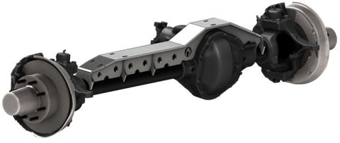 Artec Industries APEX Front Axle Trusses TR6051 Housing Braces, Truss, Ford Dana 60, Fits Kingpin or Balljoint Axles with 3.00 in. Driver Tube, Mild Steel, Natural, Each