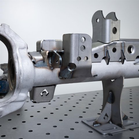 Artec Industries JK/JL/JT 1 Ton APEX Front Super Duty Swap Kits for 2020-2022 GLADIATOR, 2007-2021 WRANGLER, 2018 WRANGLER JK - JL6553 Axle Housing Brace, Superduty Kits, with Adjustable Truss Upper Link Mount, Steel, Natural, Jeep,