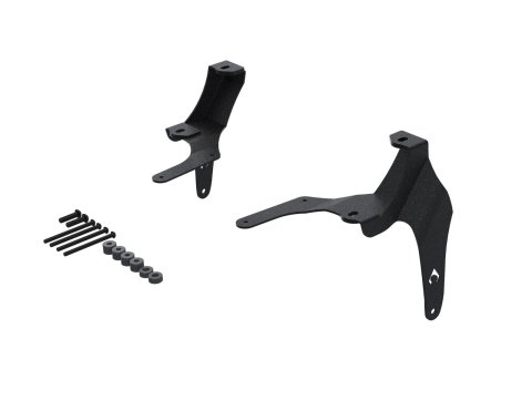 Artec Industries JL/JT A-Pillar Dual LED Light Mounts JL5613 Mounting Bracket, A-pillar, Dual, Steel, Black Powdercoat, Jeep, JL/JT, Kit