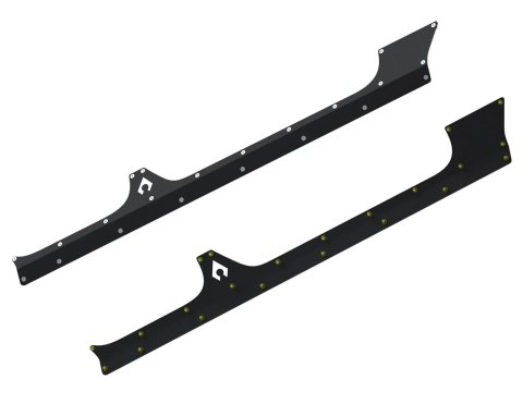 Artec Industries Rocker Panel Covers JL9300 JLU Aluminum Armor Powder Coated