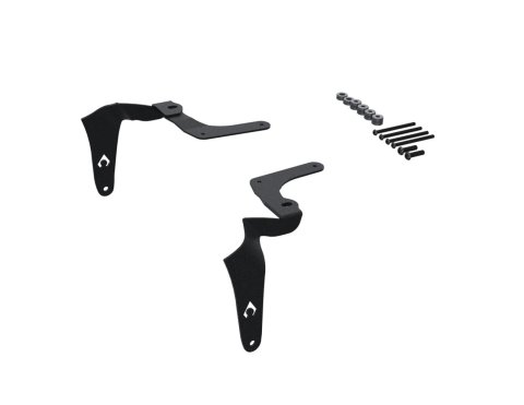 Artec Industries JL/JT A-Pillar Single LED Light Mounts JL5614 Mounting Bracket, A-pillar, Single, Steel, Black Powdercoat, Jeep, JL/JT, Kit