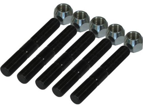 Artec Industries High Steer Stud Kits RR-D60117K-2 Steering Arm Fasteners, Kits, Chromoly, Black Oxide, Dana 60, for Use with 1.000-1.500 in. Thick Steering Arms, Kit