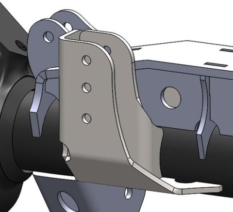 Artec Industries Panhard and Track Bar Brackets BR1139 RAISED TRACK BAR BRACKET