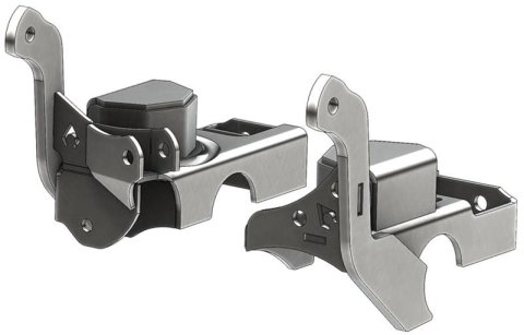 Artec Industries TJ Coil Spring Perches and Retainers for 1983-2001 CHEROKEE, 1993-1998 GRAND 1997-2006 WRANGLER - TJ3016 Seats, Front, Lower, Steel, Natural, Jeep, With LCA Brackets, Pair