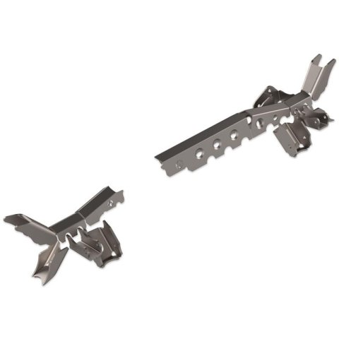 Artec Industries JK APEX Front Axle Ultimate Armor Kits JK4457 Housing Brace, APEX, Armor, Steel, Natural, Raised Track Bar Height, Jeep, Kit