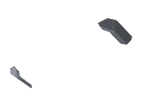 Artec Industries High-Clearance Rear Bumper Corner Pod Skids for 2020-2024 GLADIATOR - JT0220 Skid Plate, High Clearance, Bumper, Skids, Jeep, JT, Aluminum, Black Powdercoated, Kit