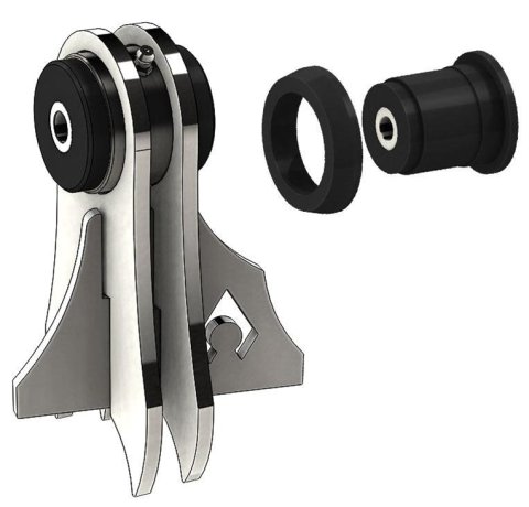 Artec Industries Axle Support Bushings TJ3024 TJ Front UCA replacement - Daystar (both sides)