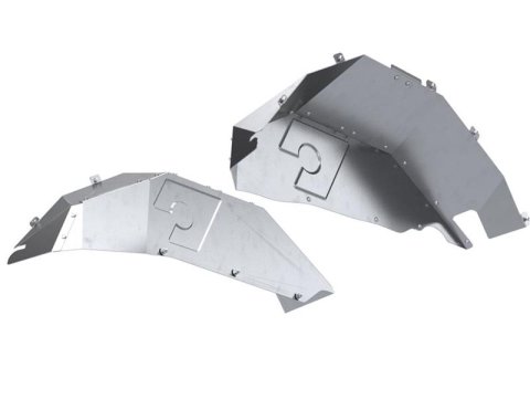 Artec Industries Inner Fenders JL5111 Fenders, Rear, Aluminum, Natural, Jeep, JL, Pair