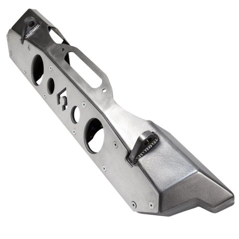 Artec Industries Nighthawk Series Bumpers for 2020-2022 GLADIATOR, 2007-2021 WRANGLER, 2018 WRANGLER JK - JJ8000 Bumper, Nighthawk, Fabricated, w/o Stinger Bar, Front, Steel, Natural, with Aluminum Skid Plate, Jeep, Wrangler, JK, JL, Gladiator, Each
