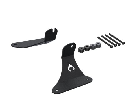 Artec Industries JL LED Light Bar Hood Mounts JL5615 Mounting Bracket, Hood, 40 in. Bar, Steel, Black Powdercoat, Jeep, JL/JT, Kit