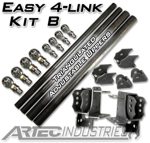 Artec Industries Easy 4-Link Kits LK0014 4 Link - Kit B - NO TUBE - All 1.25" rod ends