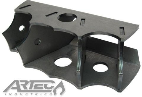 Artec Industries Large 4-Link Crossmember Brackets BR1005 Bracket, 4-Link, Steel, Natural, Each