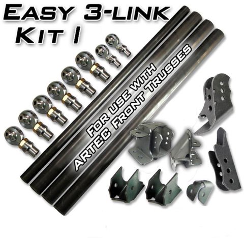 Artec Industries Easy 3-Link Kits LK0305 Three Link Kits, 3 Link Kit I, Dual Bracket, Outside Frame, for Dodge Truss, Kit
