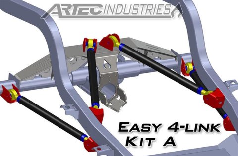 Artec Industries Easy 4-Link Kits LK0002 4 Link - Kit A - TUBE - All 1.25" rod ends