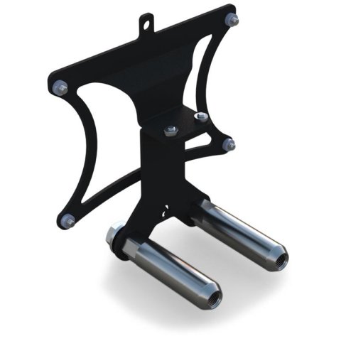 Artec Industries JL License Plate Mounts JL5620 Bracket, Jeep Rear Tire Mount, Black Powdercoat, Each