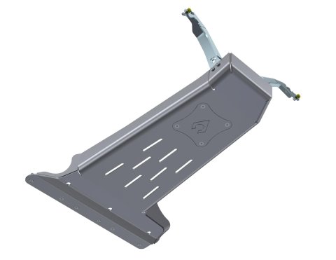 Artec Industries Alpha Series Skid Plates JL4122 Plate, Oil Pan, Aluminum, Natural, Bolt-on, Jeep, 6.4L, Kit