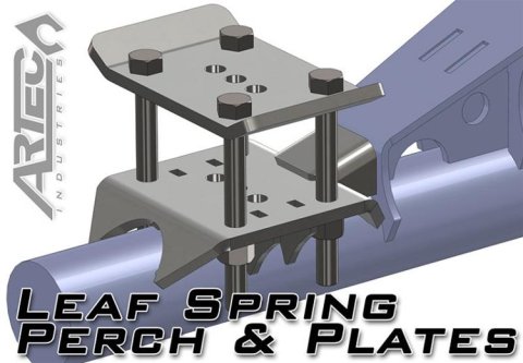 Artec Industries Leaf Spring Perches BR1034 spring perch and plates (pair)