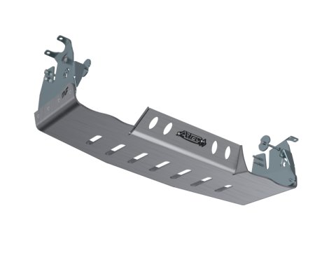 Artec Industries Alpha Series Skid Plates JL4120 Plate, Muffler, Magnaflow, Aluminum, Natural, Bolt-on, Jeep, 6.4L, Kit