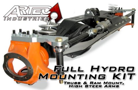 Artec Industries Full Hydro Mounting Kits TR6102 Dana 60 KIT 78-79 Ford Ultimate Arms for OEM, Reid knuckles, High Steer Arms, Knuckle bolt