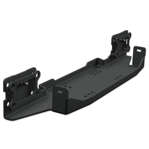 Artec Industries JL Steel Bumper Winch Plates for 2018-2021 WRANGLER - JL5611 Mount, Plate, V3, Steel, Black Powdercoated, Jeep, Each