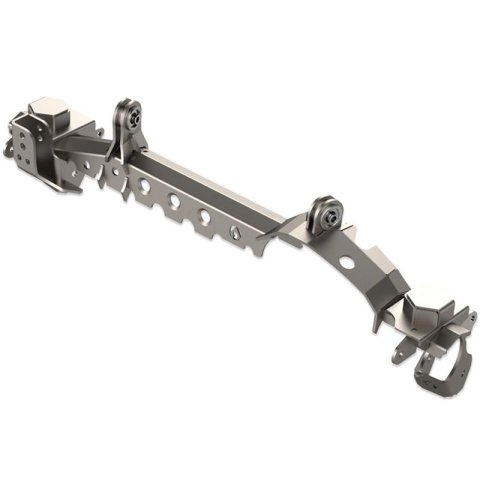 Artec Industries JK/JL/JT 1 Ton APEX Front Super Duty Swap Kits for 2020-2022 GLADIATOR, 2007-2022 WRANGLER, 2018 WRANGLER JK - JL6552 Axle Housing Brace, Superduty Kits, with RockJock Johnny Joints, Steel, Natural, Jeep, Dana 60,