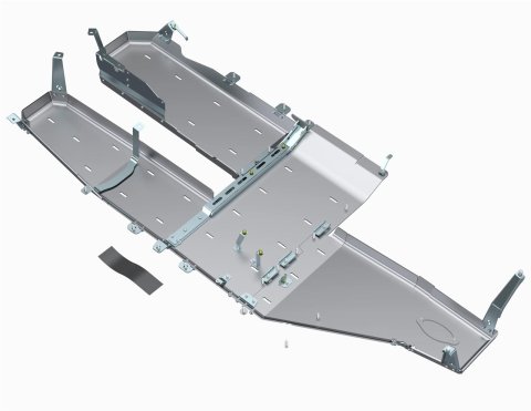Artec Industries Skid Plates JL4126 JLU 4XE BELLYPAN SKID With POWER PACK & EXHAUST SKIDs