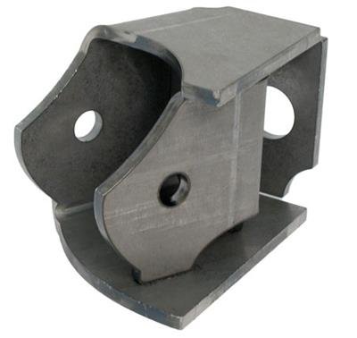 Artec Industries Inner Frame Brackets BR1016 Bracket, Lower Link Chassis Style, Driver Side Inner, 10 degree Offset, Steel, Natural, Each