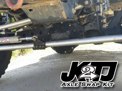Artec Industries Chassis Tabs, Brackets and Components TJ4416 JK2TJ Front Axle Swap Kit with Truss - Cam