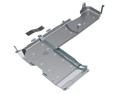 Artec Industries Alpha Series Skid Plates for 2018-2023 WRANGLER - JL4191 Plate, Fuel Tank/Transfer Case, Aluminum, Natural, Bolt-on, Jeep, Kit