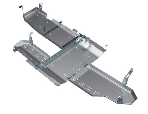Artec Industries JLU Full Belly Pans JL4169 Skid Plate, Pan, Aluminum, Natural, Bolt-on, Jeep, 3.0L, Diesel, Kit
