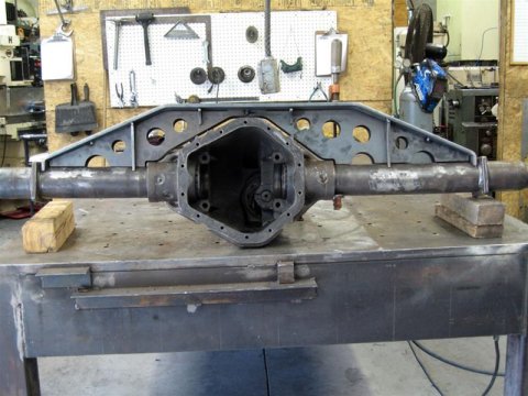 Artec Industries 14-Bolt Rear Axle Trusses TR1403 Housing Braces, with Pinion Guard, Single Wheel, GM 10.5 in. (14-bolt), Steel, Natural, Kit