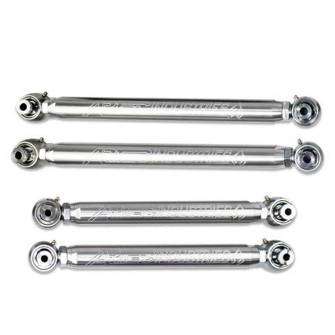 Artec Industries Aluminum Mid Arm Kits LK7217 Control Arms, Aluminum, Tubular, Front and Rear, Lower, Adjustable, Jeep, JK, Kit