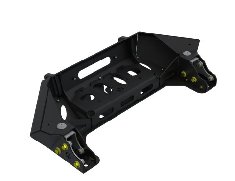 Artec Industries High-Clearance Front Bumpers for 2020-2024 GLADIATOR, 2007-2024 WRANGLER, 2018 WRANGLER JK - JJ9021 Bumper, Bantam Series, High Clearance, Front, Fabricated, Steel, Black Powdercoated, Jeep, JL, JT, JK, Each