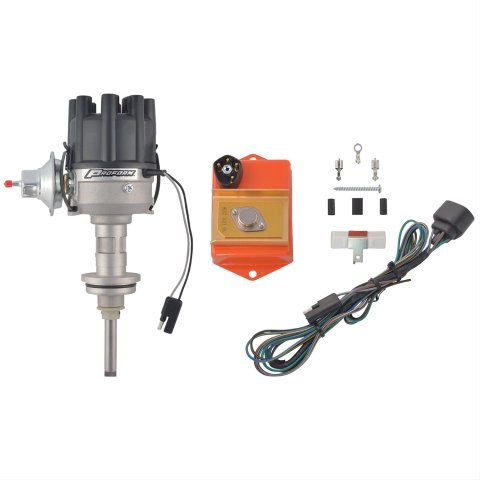 Proform Electronic Distributors 66991 Distributor, Electronic, Vacuum Advance, Chrysler, Dodge, Plymouth, Small Block, LA Engine, Kit