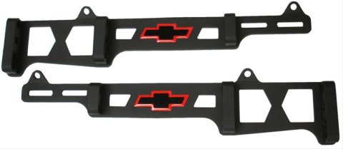 Proform GM Licensed Chevrolet Linear Wire Looms 141-714 Ignition and Separators, Looms, Clamp-in, Nylon, Black, Steel Brackets, 7mm, 8mm, Chevy, Small Block,Pair