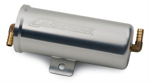 Proform Radiator Overflow Canisters 69528 Canister, Billet Aluminum, Natural, Universal, Each