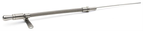 Proform Stainless Steel Oil Dipsticks 66134 Engine Dipsticks, Steel, Natural, Tube, Avanti, Buick, Checker, Chevrolet, Excalibur, GMC, Olds, Pontiac, Studebaker, Small Block, Each