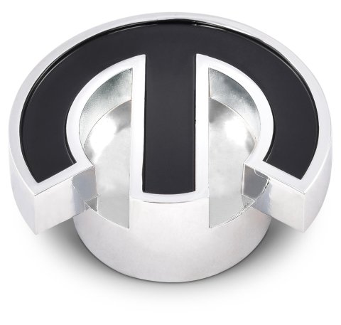 Proform Air Cleaner Wing Nuts 440-338 Nut, Chrome, Deluxe Black Mopar Omega Logo, Each