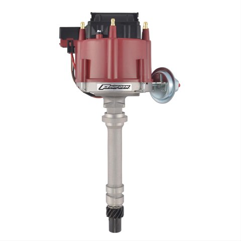 Proform Street/Strip HEI Distributors 67080 Distributor, HEI, Magnetic Pickup, Vacuum Advance, Red Cap, Chevy, 4.3L, V6, Each