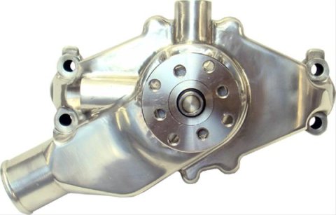 Proform High Flow Mechanical Aluminum Water Pumps 68244 Pump, Mechanical, Short, High-Volume, Aluminum, Polished, Chevy, Small Block, Each