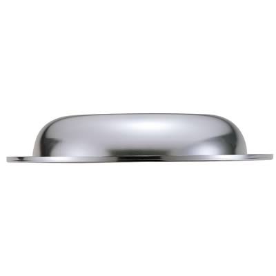 Proform Super Deep Air Cleaner Bases 66808 Filter Assembly, Round, Aluminum, Clear Anodized, 14 in. Diameter, Drop Base, Each