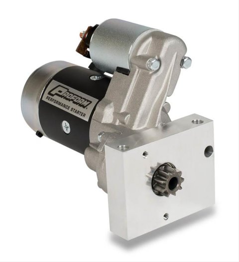 Proform High-Torque Starters 66262 Starter, Mini, Inline, High-Torque, Black Powdercoated, 166-tooth, Buick, Each