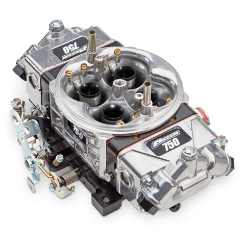 Proform Race Series 750 CFM 4-Barrel Carburetor 67200-AN Carburetor, Gasoline, Series, Universal, cfm, 4-Barrel, Dual Inlet, Annular Boosters, Tumble Polished, Each