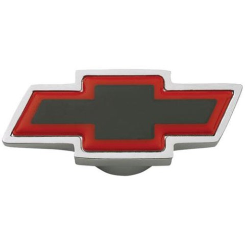 Proform Air Cleaner Wing Nuts 141-333 Filter Assembly Nut, Aluminum, Chrome, Large Bowtie Emblem, 1/4-20 in. and 5/16-18 in. Thread, Each