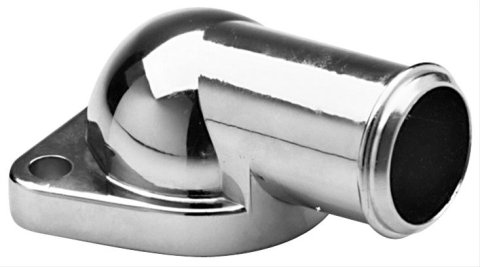 Proform Aluminum Water Necks 66212 Neck, Aluminum, Chrome Plated, 90 Degree, Pontiac, V8, Each