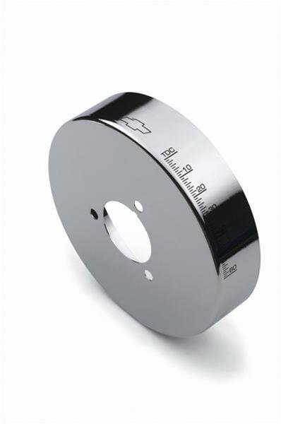 Proform Harmonic Balancer Covers 141-729 Cover, Aluminum, Chrome, 8 in. Diameter, Degree Markings, Chevy, Big Block, Each